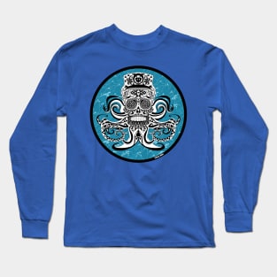 blue zaphire captain of death ecopop Long Sleeve T-Shirt